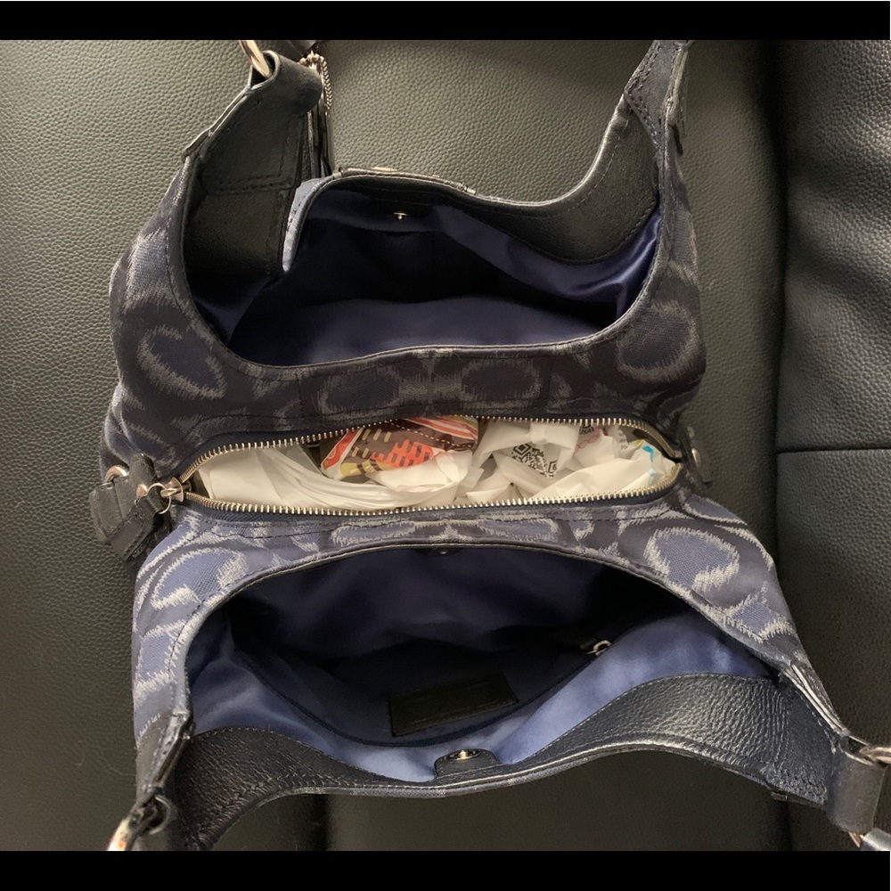 Coach Handbag - Dark Blue - Picture 3 of 4